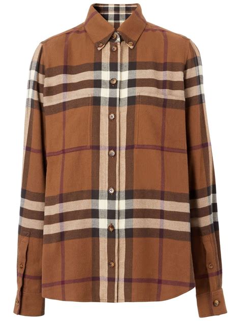 burberry plaid flannel shirt.